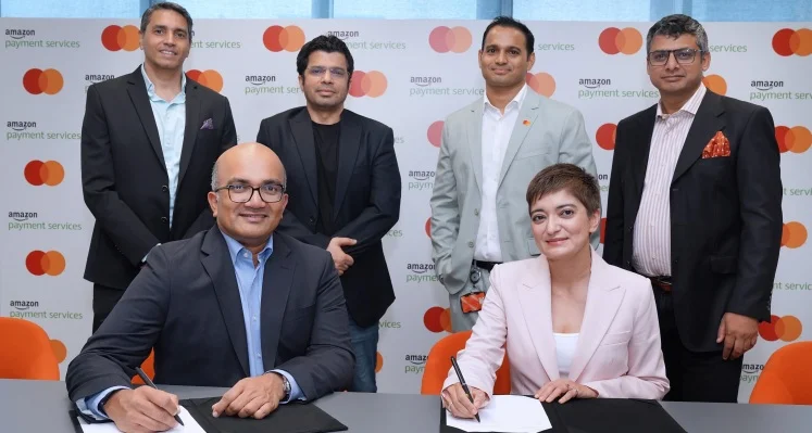 Signing of a new contract between Mastercard and Amazon