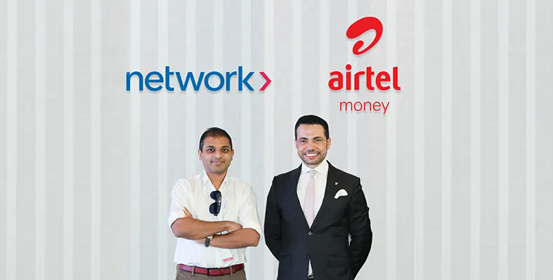 Dr Reda_Helal_and_Ian_Ferrao_from_Network_International_and_Airtel_Money