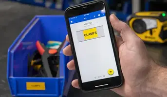 When you work inside the Express Labels mobile app, you’re using software that’s both simple and intuitive. (Image source: Brady Corporation) Brady 2nd image