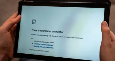 No internet sign 