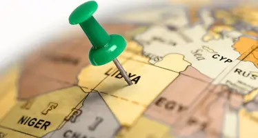 Libya on a Map