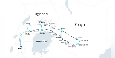 SEACOM_Nairobi_Kampala_Map