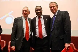 Mr François Rancy, Director BR, ITU; Dr Hamadoun Touré, Secretary General ITU; Mr Malcolm Johnson, TSB Director, ITU