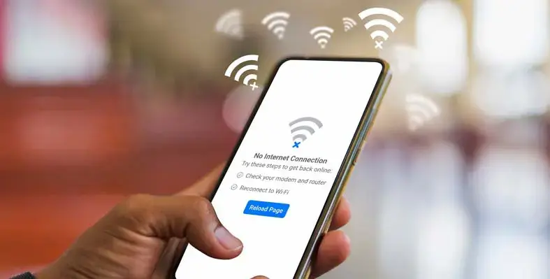 No internet sign 
