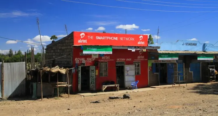 Airtel shop in Africa