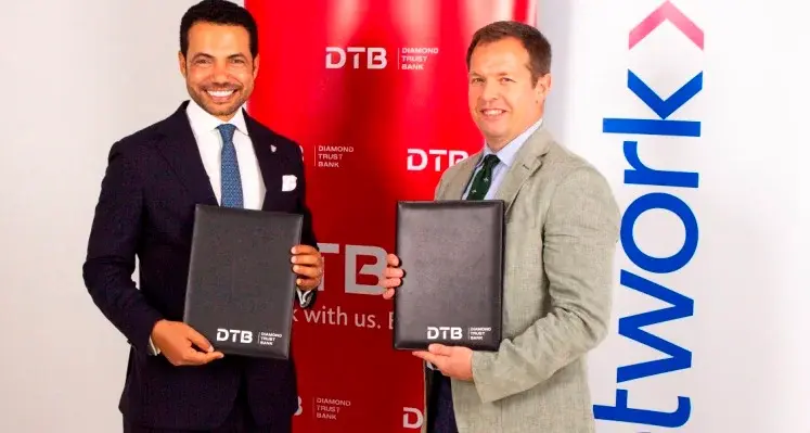 Jamie Loden from DTB and Dr Reda Helal from Network International
