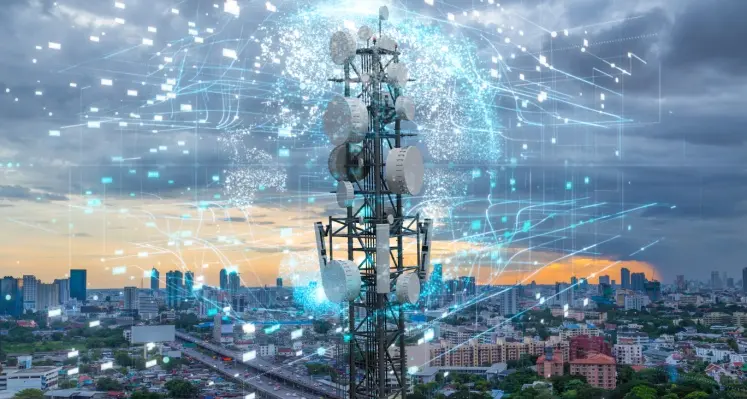 A telecom tower